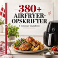 380+ Airfryer-opskrifter – 6 bonusser inkluderet